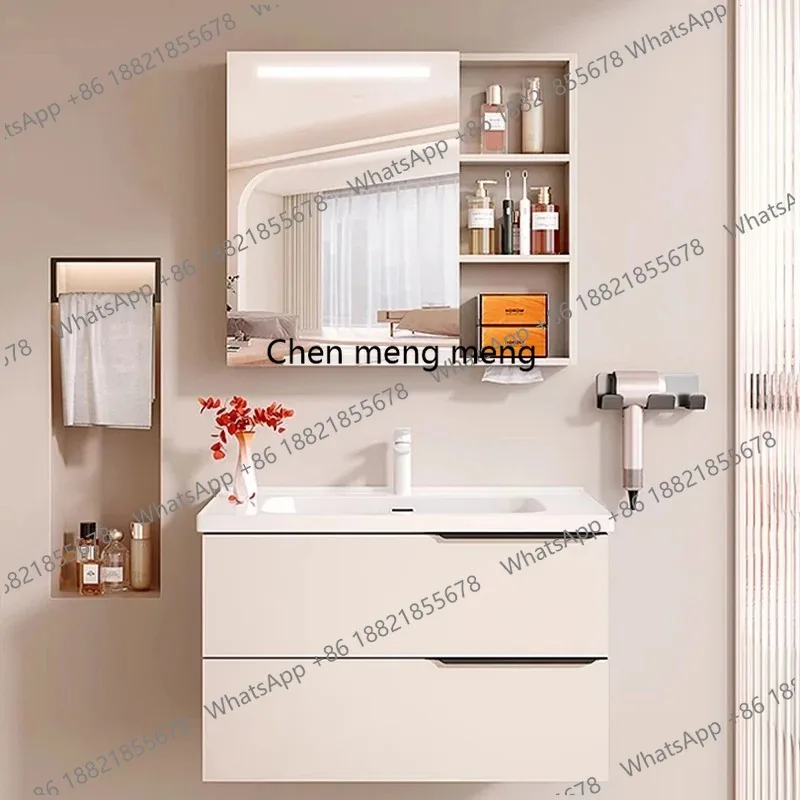 

Decorations Modern Bathroom Cabinet Skincare Fashion Partitions Bathroom Cabinet Mirror Perfume Archivadores Home Furniture
