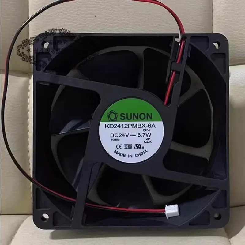 Новый охлаждающий вентилятор для SUNON KD2412PMBX-6A KD2412AMBX-6A 24 В 6,7 Вт 7,2 Вт инверторный охлаждающий вентилятор 12 см 120*120*38 мм