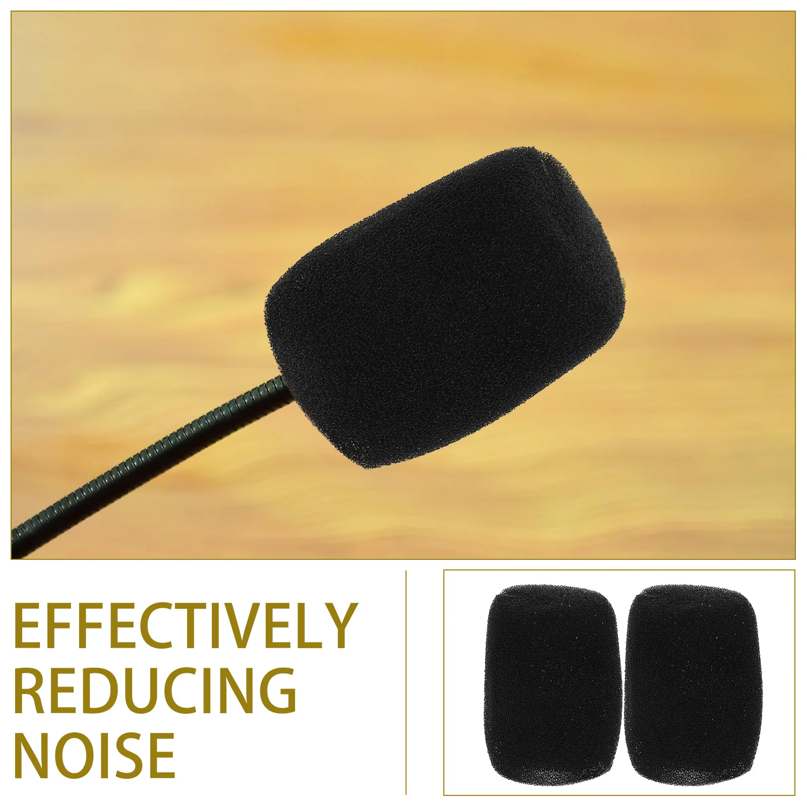 12Pcs Microphone Inner Foam Windscreen Sponge Protective Cap Handheld Mic Accessories Round Grille Head Sm57 Pop Filter U Shaped