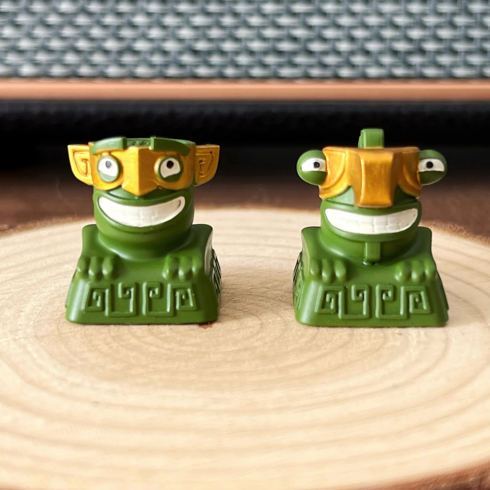 エンチャンテーションパーソナライズキーキャップシングルかわいいクリエイティブキーキャップ手作り樹脂オリジナル高さ