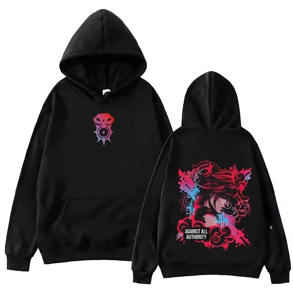 

Anime Arcane Vi Graphic Hooded Men Women Casual Hoodies Classic Trendy Pullover Y2k Hip Hop Sweatshirt Harajuku Male Pullover