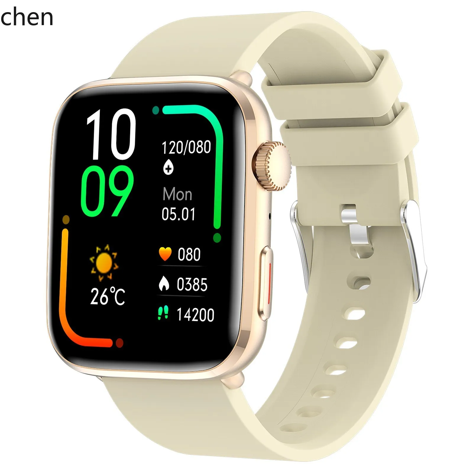 ZML new smart watch Bluetooth call heart rate blood oxygen body temperature health monitoring sports waterproof watch