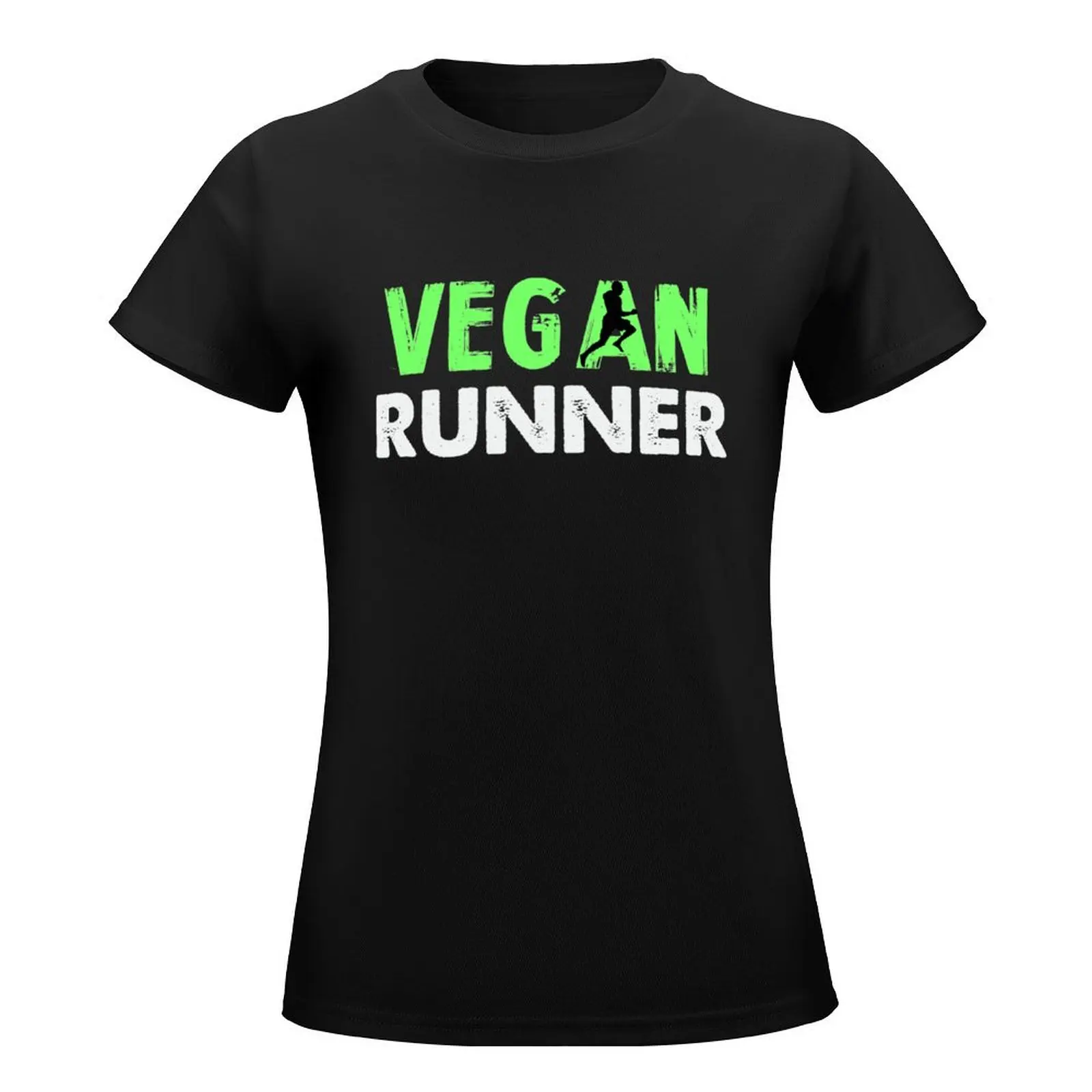 Vegan Runner T-Shirt animal print shirt for girls summer tops cute tops cute t-shirts for Women