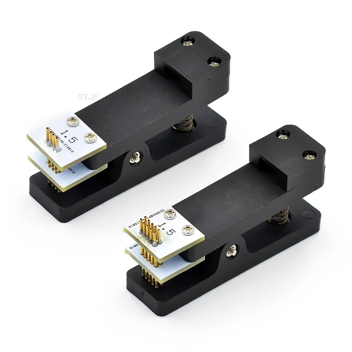 Imagem -04 - Pcb Clip Clamp Fixture Sonda Pogo Pin Download Program 2.54 2.0 1.5 1.27 1.25 100mil 50mil 3p 4p 5p 6p 7p 8p 9p 10p