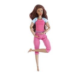 Doll Yoga Sport Figure Mini Wear Clothes DIY Kids Toys Fast Shipping Items For Barbie DIY Children Girls Game Holiday Birthday