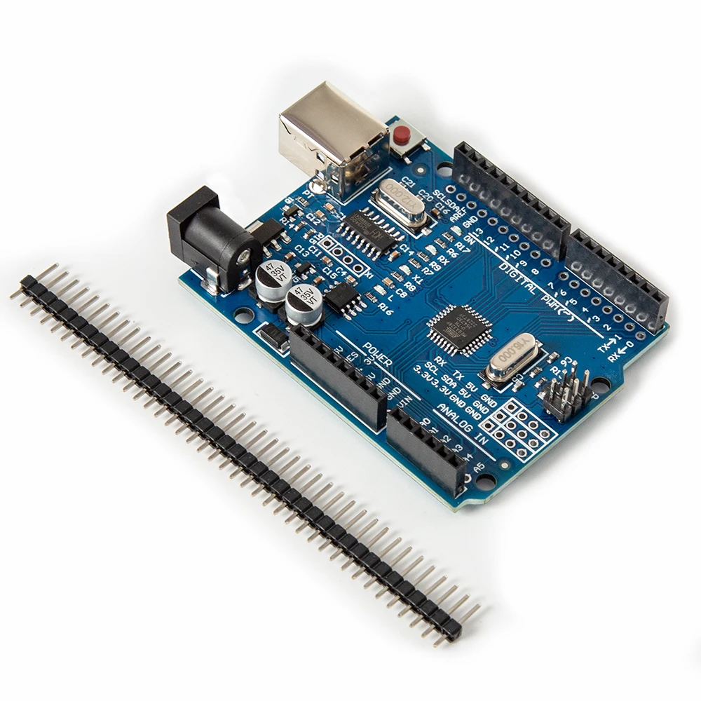 Плата KUONGSHUN R3 для Arduino UNO R3 CH340 + чип MEGA328P 16 МГц для платы разработки Arduino R3