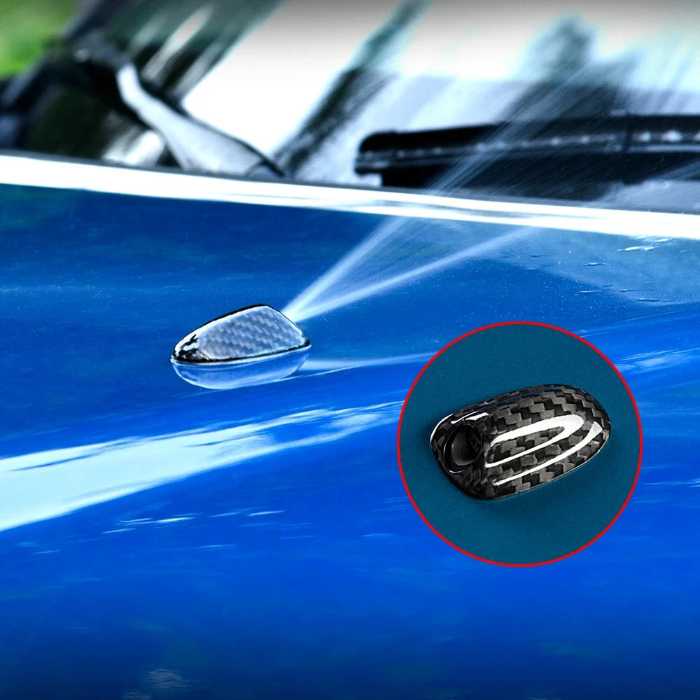 

Wiper Nozzle Cover Stickers Car Styling Exterior Accessories Protection For MINI COOPER JCW F54 CLUBMAN F55 F56 F60 COUNTRYMAN