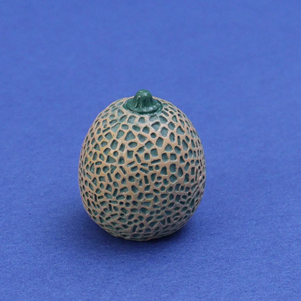 

8pcs Simulation Melon Decor Artificial Fruit For Home Decoration Desktop Decor Kids Teaching Photo Prop Resin Craft