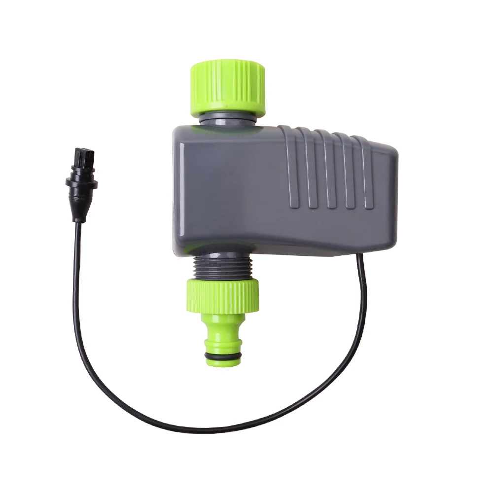 Automatic 4-Zone Irrigation System Watering Timer EU Standrad Garden Water Timer Controller System with 2 Solenoid Valve