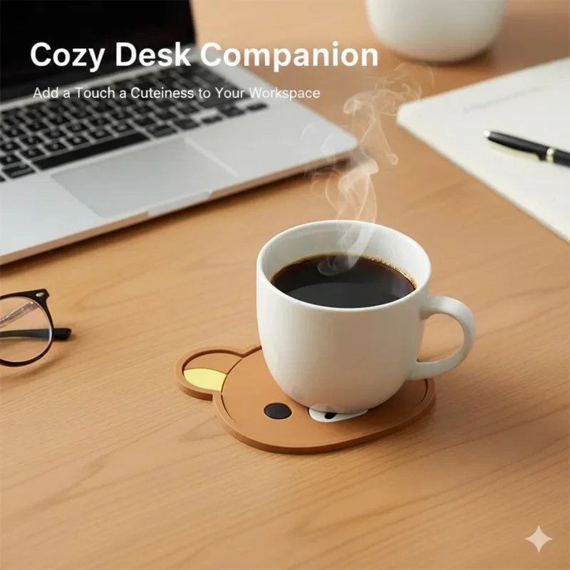 

Rilakkuma Нескользящая декоративная подставка с мультяшным медведем, настольный термостойкий коврик неправильной формы, силиконовый мягкий коврик, креативная домашняя посуда