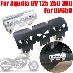 For Hyosung Aquilla GV125 GV250 GV300 GV300S GV650 Motorcycle Accessories Exhaust Pipe Heat Shield Cover Muffler Protector Guard