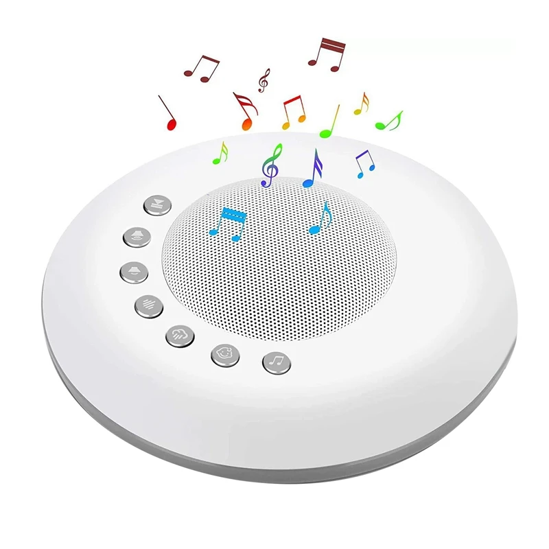 

Baby White Noise Machine With Light Built-In 28 Soothing Sound USB White Noise Sleep Sound Machine For Baby Adult Easy Install