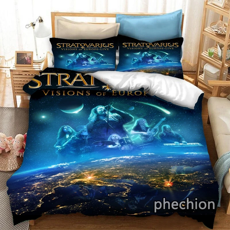 phechion Stratovarius 3D Print Bedding Set Duvet Covers Pillowcases One Piece Comforter Bedding Sets Bedclothes Bed K559