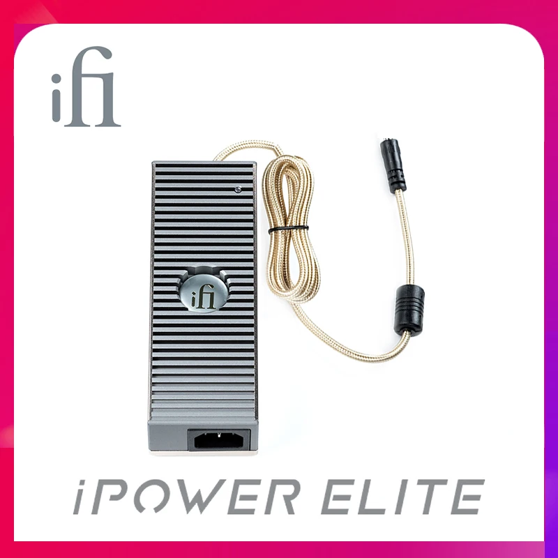 iFi iPower Elite DC Low Noise Active Noise Cancellation Power Adapter Hifi Decodes Headphone Amplifier Denoiser Power Adapter