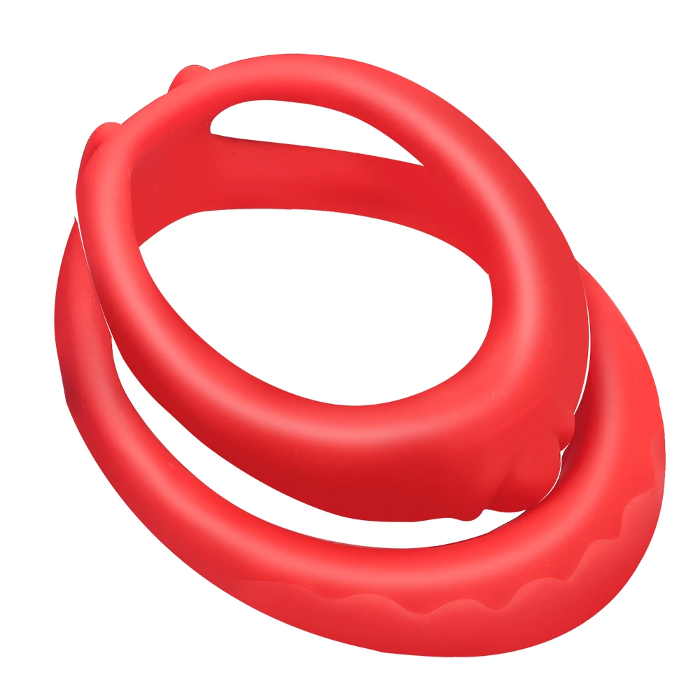 Reusable Silicone Stretchy Penis Ring Adult Sex Toys For Men Delay Ejaculation Cock Ring Erectile Time Lasting Penis Enlargement