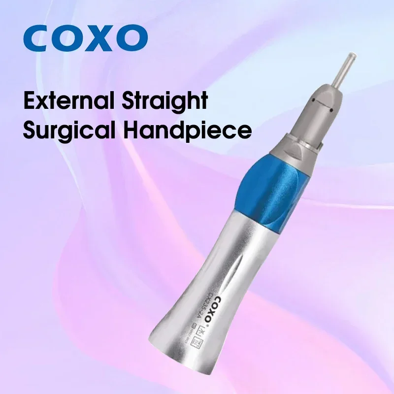 COXO CX235-2A Electric Motor Driven Low-Speed Contra-Angle Handpiece - Inner Channel for External Straight Handpiece Motors