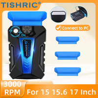 TISHRIC Portable Laptop Cooler External Extracting Laptop Cooling Fan Air Cooler Notebook For 15 15.6 17 Inch Laptop Accessories