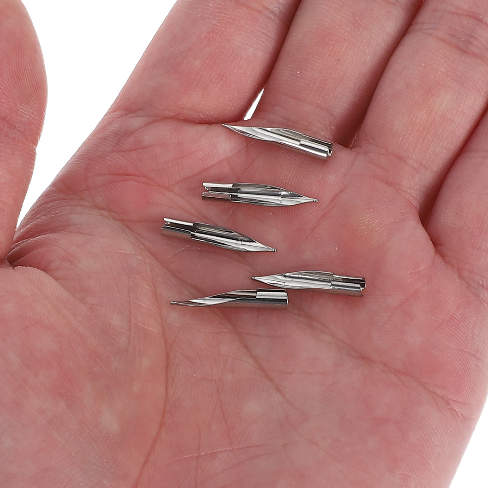 

25pcs Steel Pen Nibs Replacement 0.38Mm Smooth Durable Long Lasting Universal Fit For Fountain Pens Office School Art