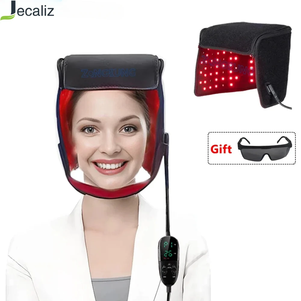 

LED Red Light Therapy Hat for Hair Growth Red&Infrared 215 Bead Lights Anti Hair Loss Promote Hair Fast Regrow Care Cap Relax