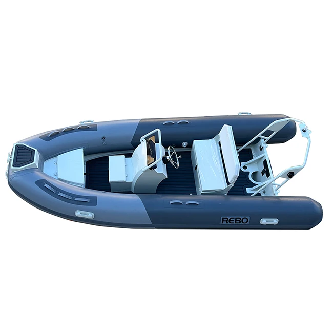 Small Dinghy 14ft Rhib 430 Hypalon/PVC Aluminum Hull RIB Inflatable