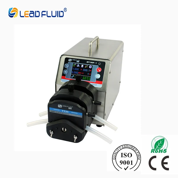 

BT100F-1 2xYT25 Lab Industrial Chemical Medical Intelligent Dispensing Dosing Peristaltic Pump Liquid 0.16-720 ml/min