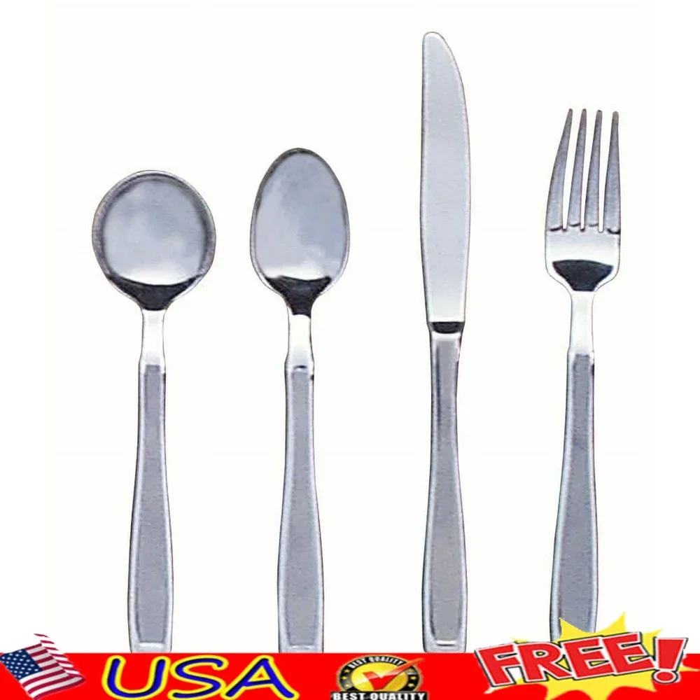 Cuchara de sopa de acero inoxidable ponderada, terapia de trémores de manos de Parkinson, utensilio funcional, apto para lavavajillas, borde empotrado de 7,3 oz