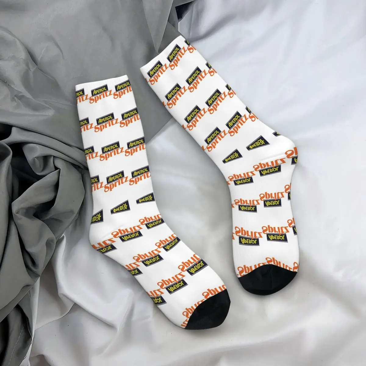 Aperol Spritz Socks Harajuku Sweat Absorbing Stockings All Season Long Socks Accessories for Unisex Birthday Present