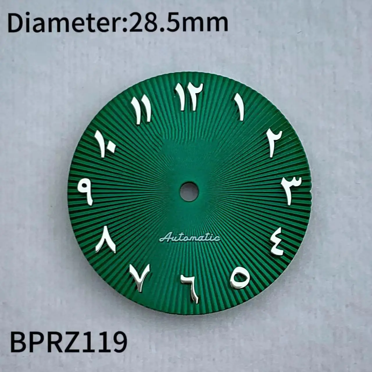 28.5mm Non Luminous Arabic Numeral S Logo Dial NH35 Automatic Mechanical Movement 29mm Blue Green Silve Black S Arabic Dial NH36