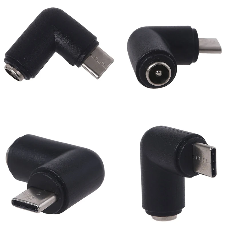 USB tipo C/Micro USB macho a DC 5,5x2,1mm conector hembra CC adaptador de corriente Jack de barril de carga para teléfono tableta MP3 MP4