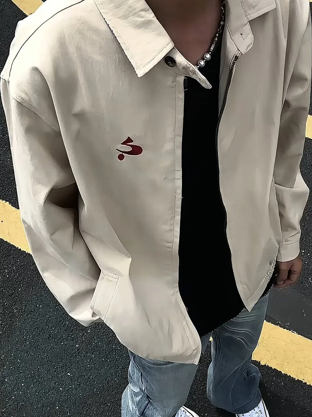 

Мужская осенняя куртка-бомбер в американском стиле с бейсбольным воротником, свободного кроя, из полиэстера, повседневная, модная, Cleanfit