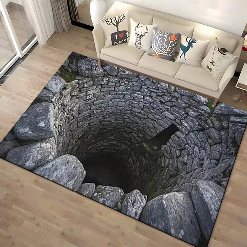 3D Visual Doormat Prank Porch Decoration Doormat Carpet for Living Room Home Decor Sofa Table Kids Rug Anti Slip Chair Floor Mat view 3