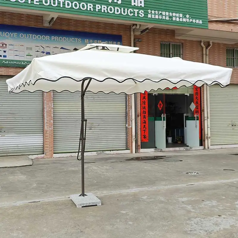 Square Umbrella Outdoor Sunshade Commercial Grade Roman Market Umbrella