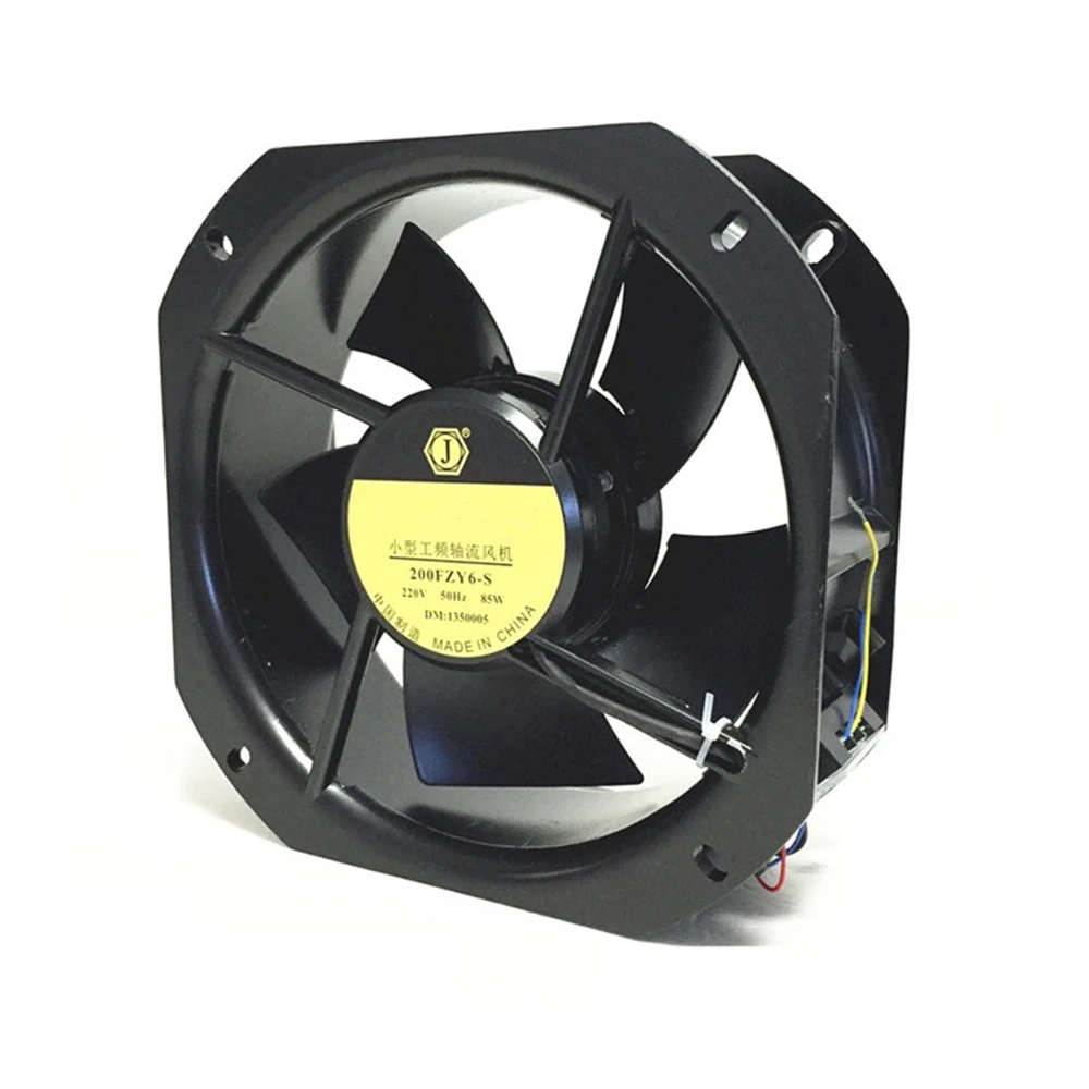 

200FZY6-S 220V 80W 0.35A 225*225*80mm Industrial Frequency Cabinet Cooling High Temperature Resistance Axial Fan