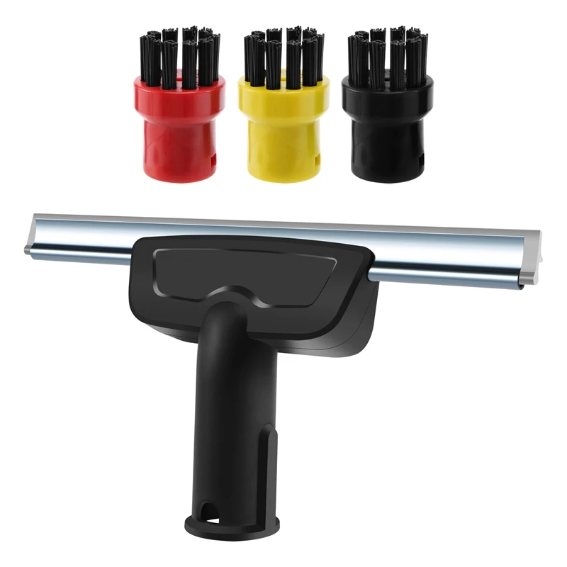 Limpador a vapor para limpeza de janela de vidro, escova redonda para Karcher SC1 SC2 SC3 SC4 SC5