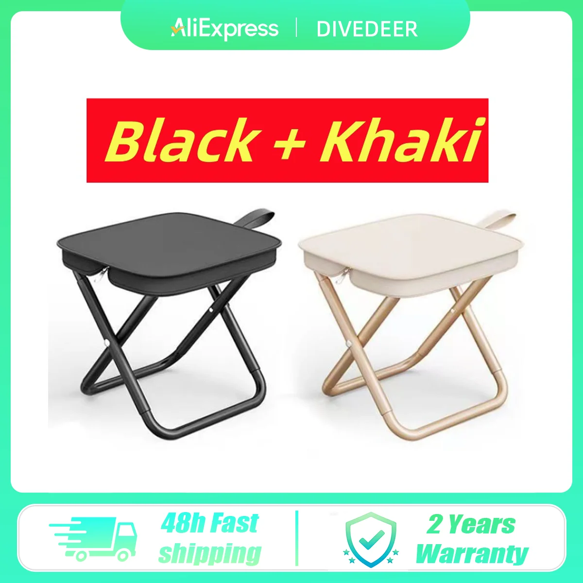 Portable multifunctional outdoor picnic camping folding chair, ultra light fishing stool, travel stool, fishing accessories