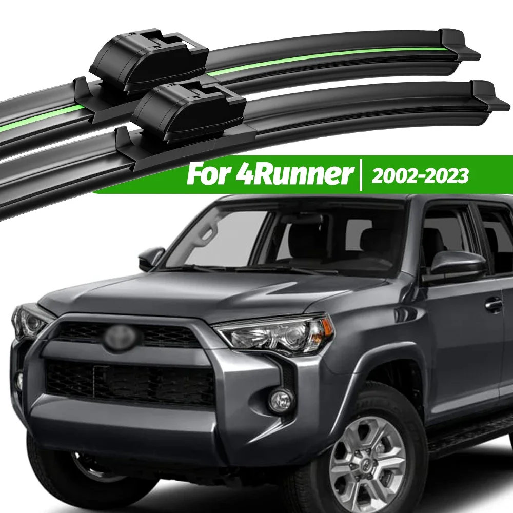 

For Toyota 4Runner 2002-2023 2pcs Front Windshield Wiper Blades 2003 2005 2009 2010 2015 2018 2019 Windscreen Window Accessories