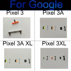 Power Volume Buttons For Google Pixel 3 3XL 3A 3AXL ON OFF Power Volume Side Switch Keys Button Up Down Reolacement Repair Parts