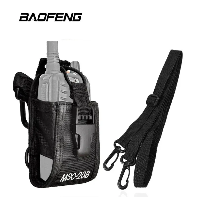 10PCS MSC-20B Two-way Radio Nylon Pouch Bag Lightweight Arm Bag for H777 BF-666S/777S/888S for Kenwood/Yaesu/ICOM/Motorola GP338