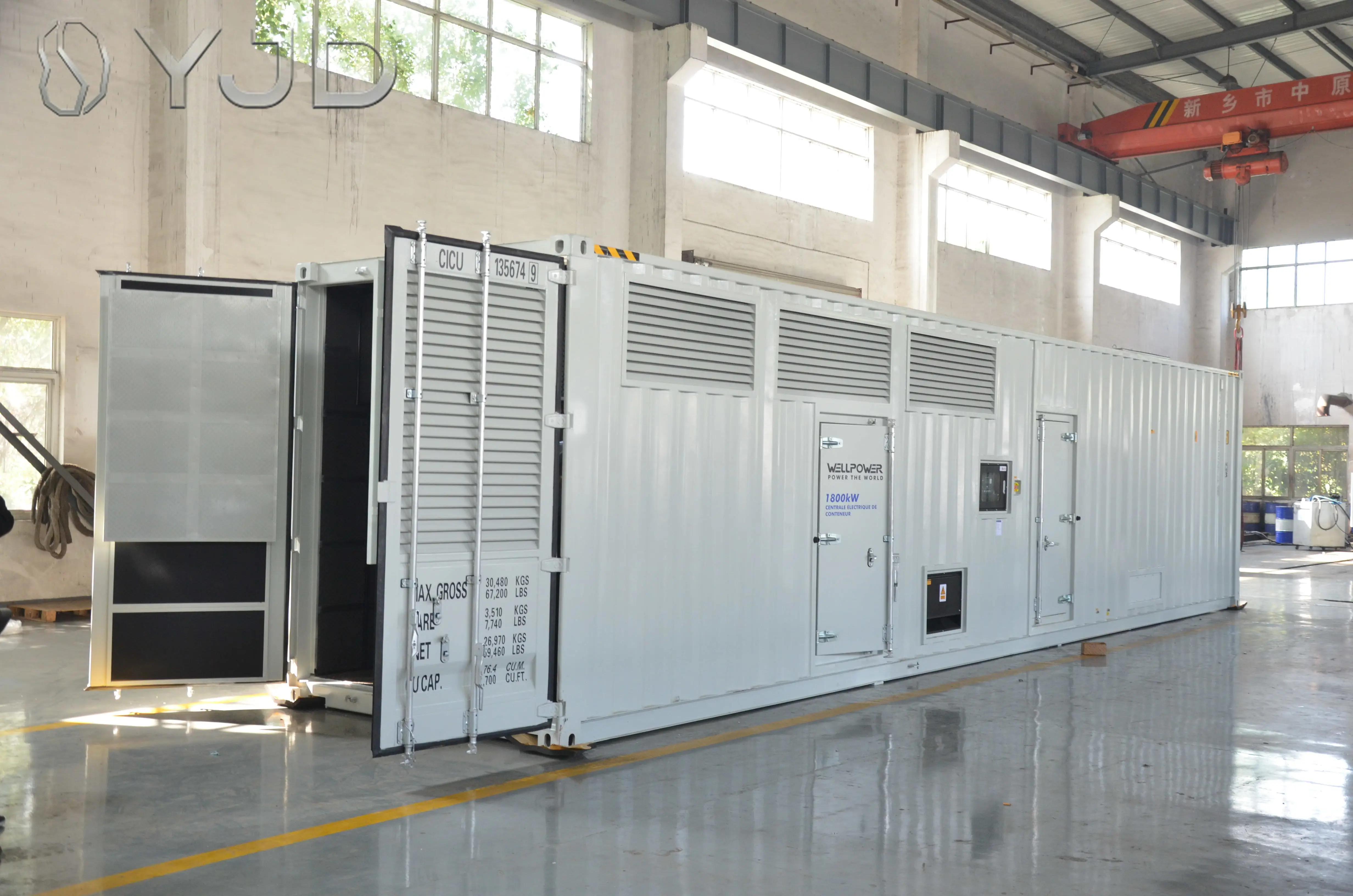 Powered by Engine KTA50-GS8 1200KW 1500KVA 1320KW 1650KVA Containerized Soundproof Diesel Generator