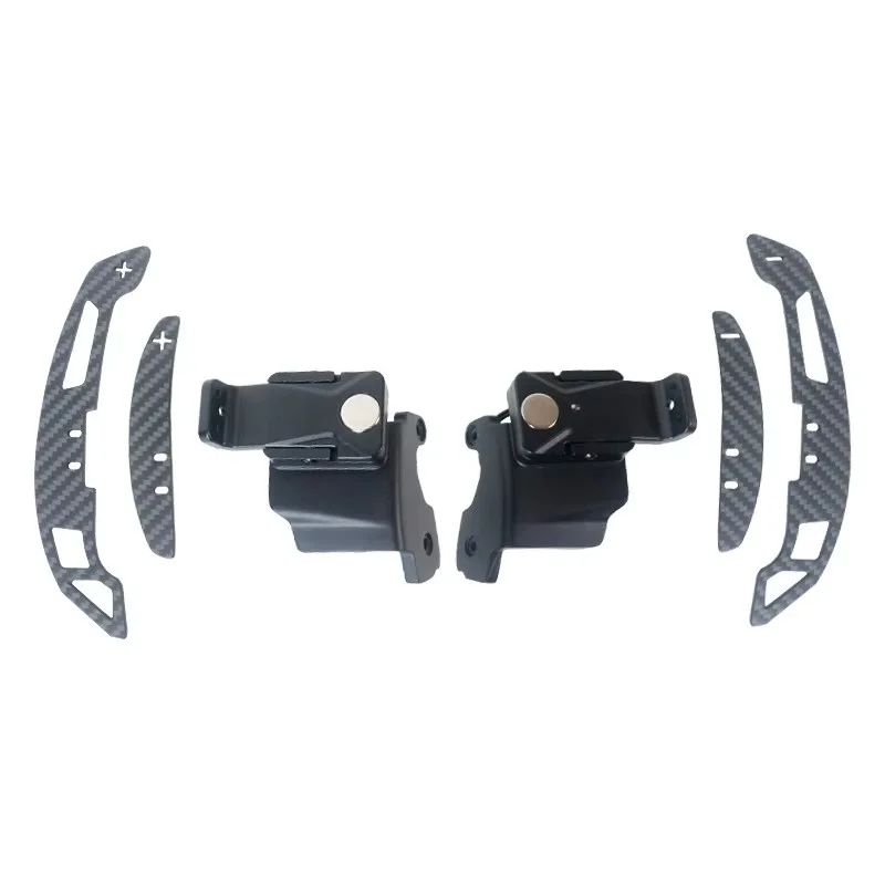 Carbon Fiber Magnetic Shift Paddles Steering Wheel For Ford F150 Raptor Performance Upgrade Lossless Installation Accessories