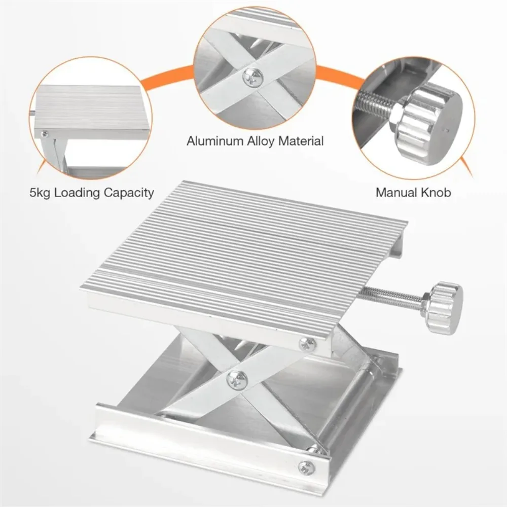 منصة رفع المختبر الدقيقة! رف ألومنيوم قابل للتعديل 90 مم - حامل مثالي لمستوى الليزر لخطوط الأرضية الدقيقة #4