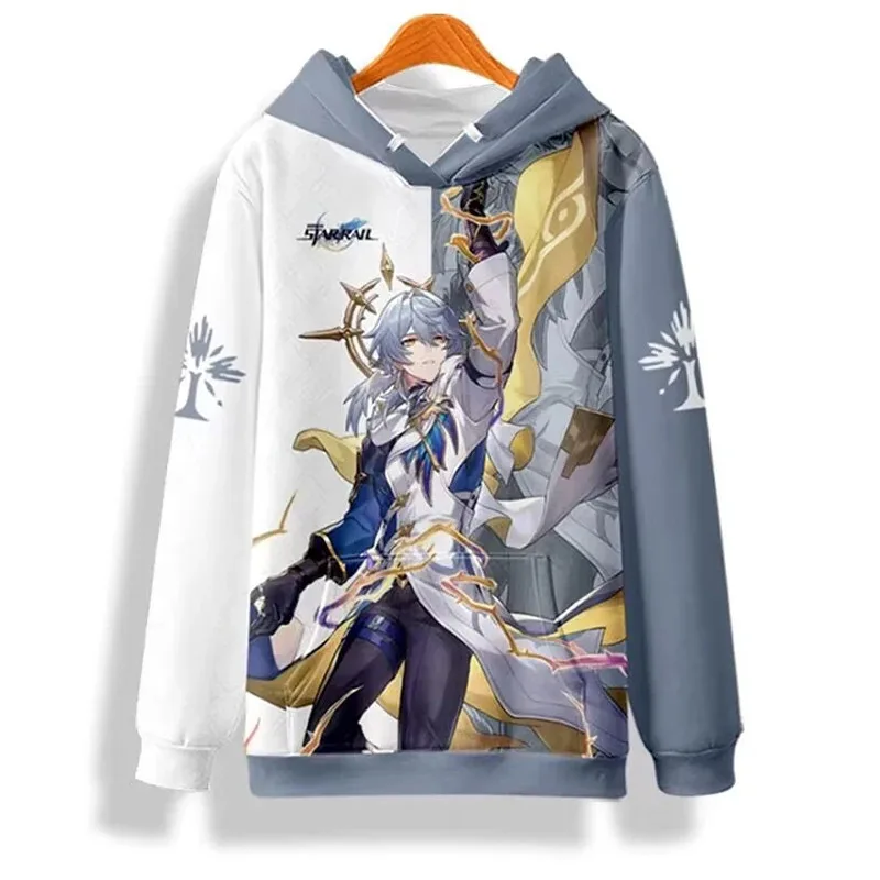 

Толстовка с капюшоном Game Sunday, костюм унисекс, 3D Honkai: Star Rail, пальто для косплея, модное пальто с капюшоном на весну и осень