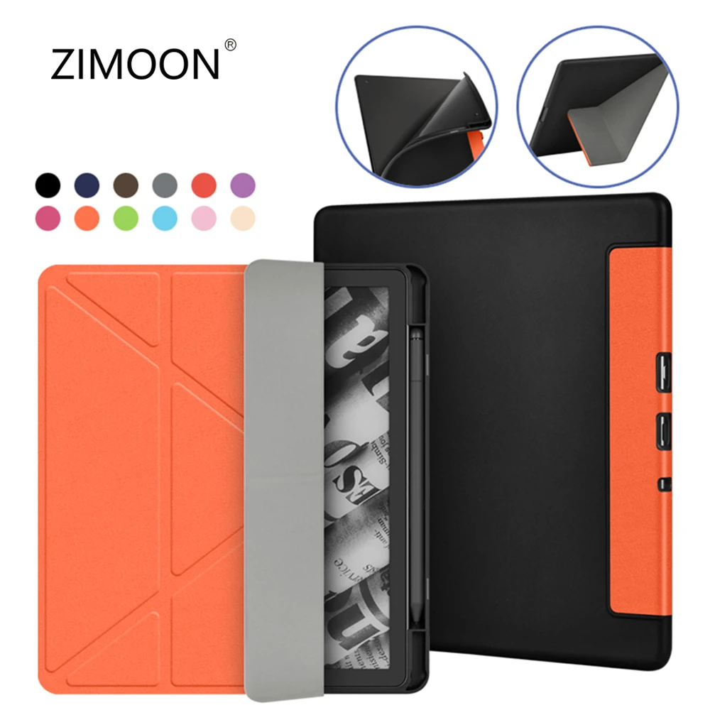 Multi-Viewing Angles Slimshell Smart Case for Kindle Scribe Premium Lightweight PU Magnetic Cover with Auto Sleep/Wake up