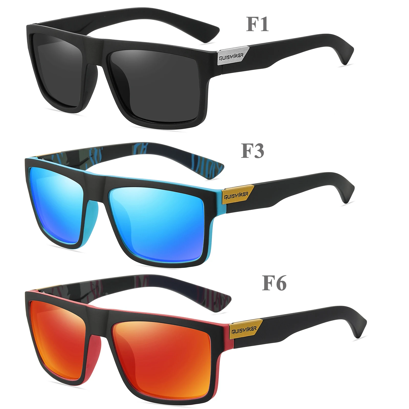 3 Units Per Lot Polarized Sunglasses Men Women Sun Glasses Fashion Eyewear Fishing Goggles