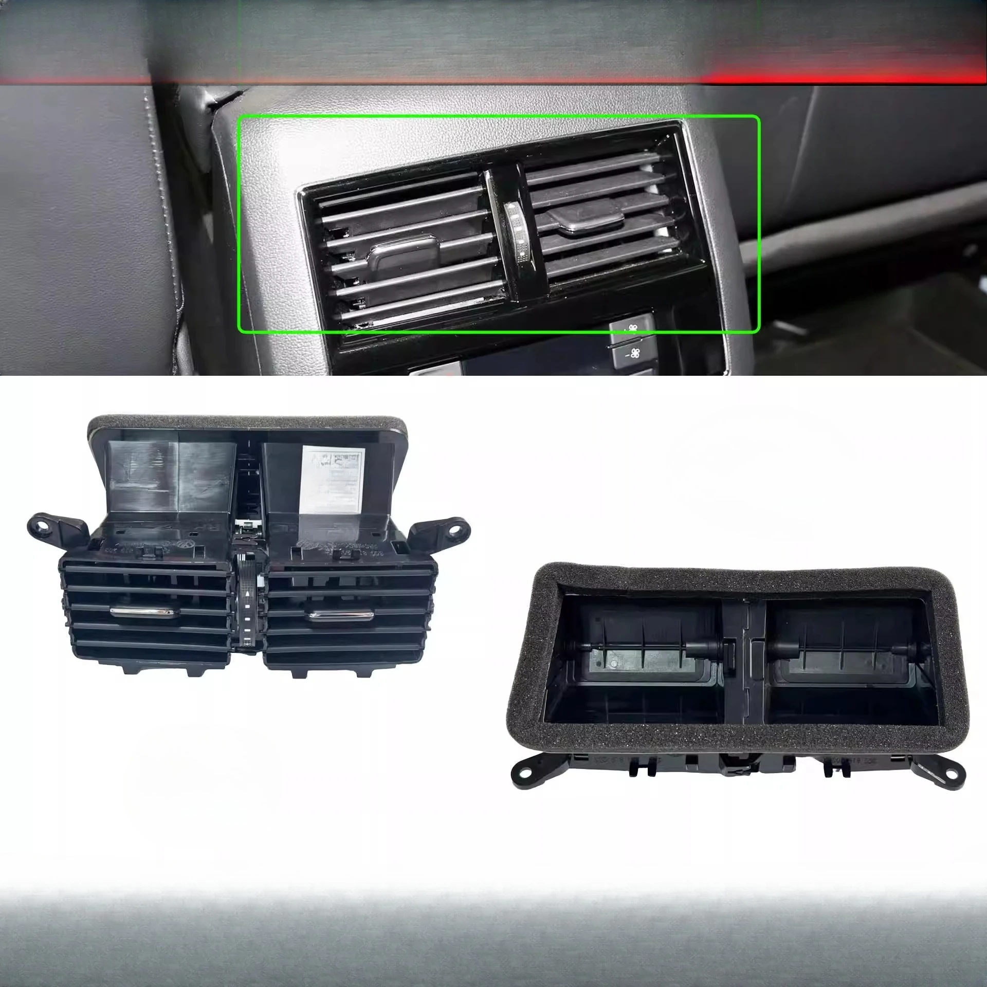 

Для Volkswagen 2017-2020 Teramont задний подлокотник вентиляционные жалюзи