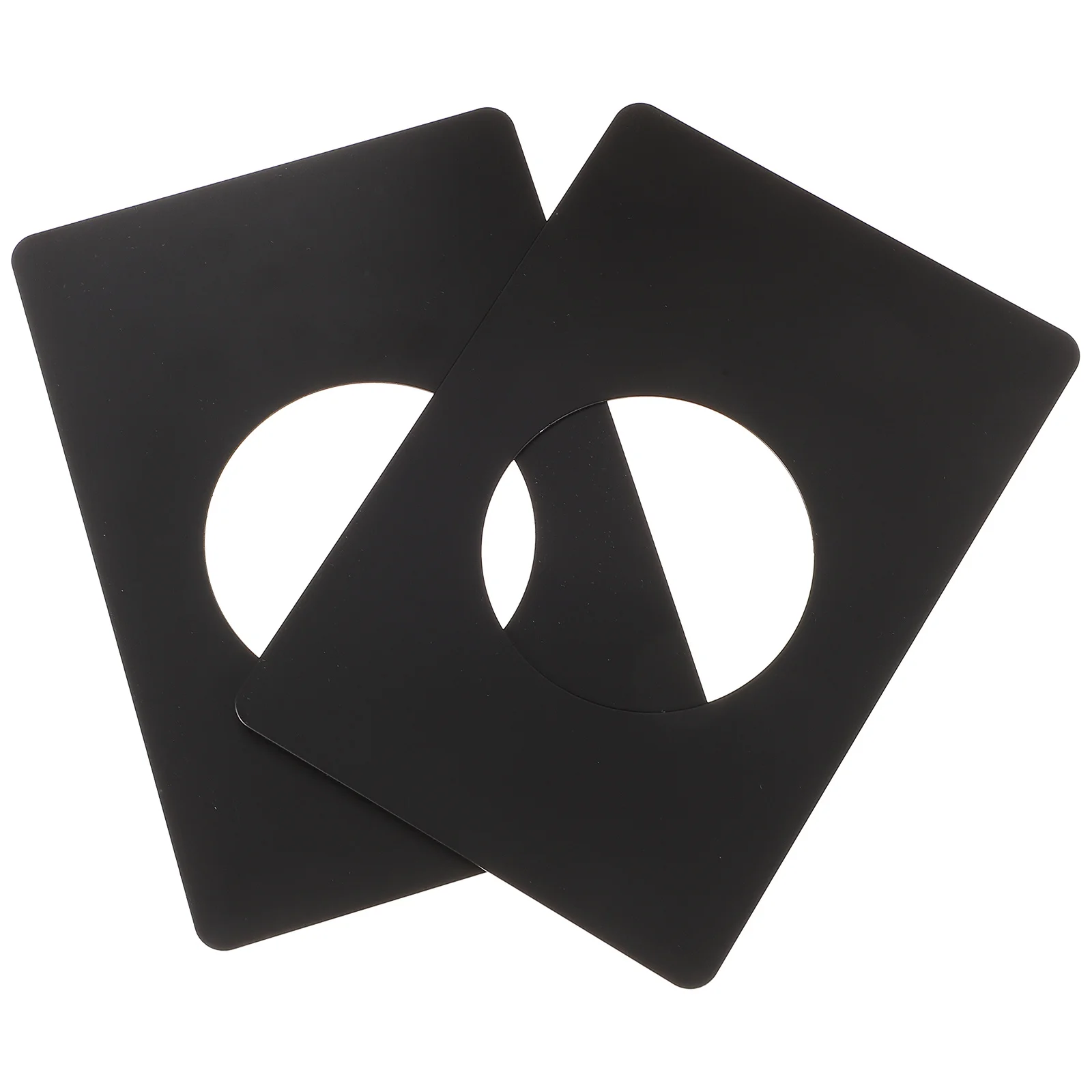 2 قطعة لوحة إصلاح قفل الباب من الفولاذ المقاوم للصدأ طقم تعزيز الباب المتين للمنزل والمكتب والفندق غطاء ديدبولت #4