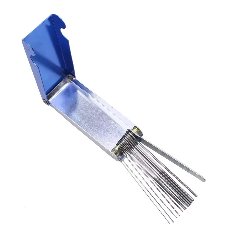 Miwayer Guitar Nut Files Needle Blank Guitar Bridge Saddle Nut DIY Slotting File Set for Acoustic Guitar Ukulele Luthier Tool image 5