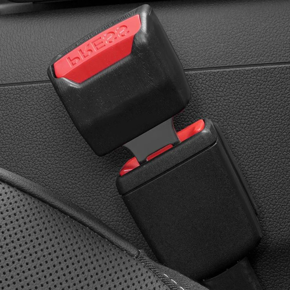 2PCS Car Seat Belt Clip Extension Plug Car Safety Seat Lock Buckle Seatbelt Clip Extender Converter Baby Car Seat Accessories