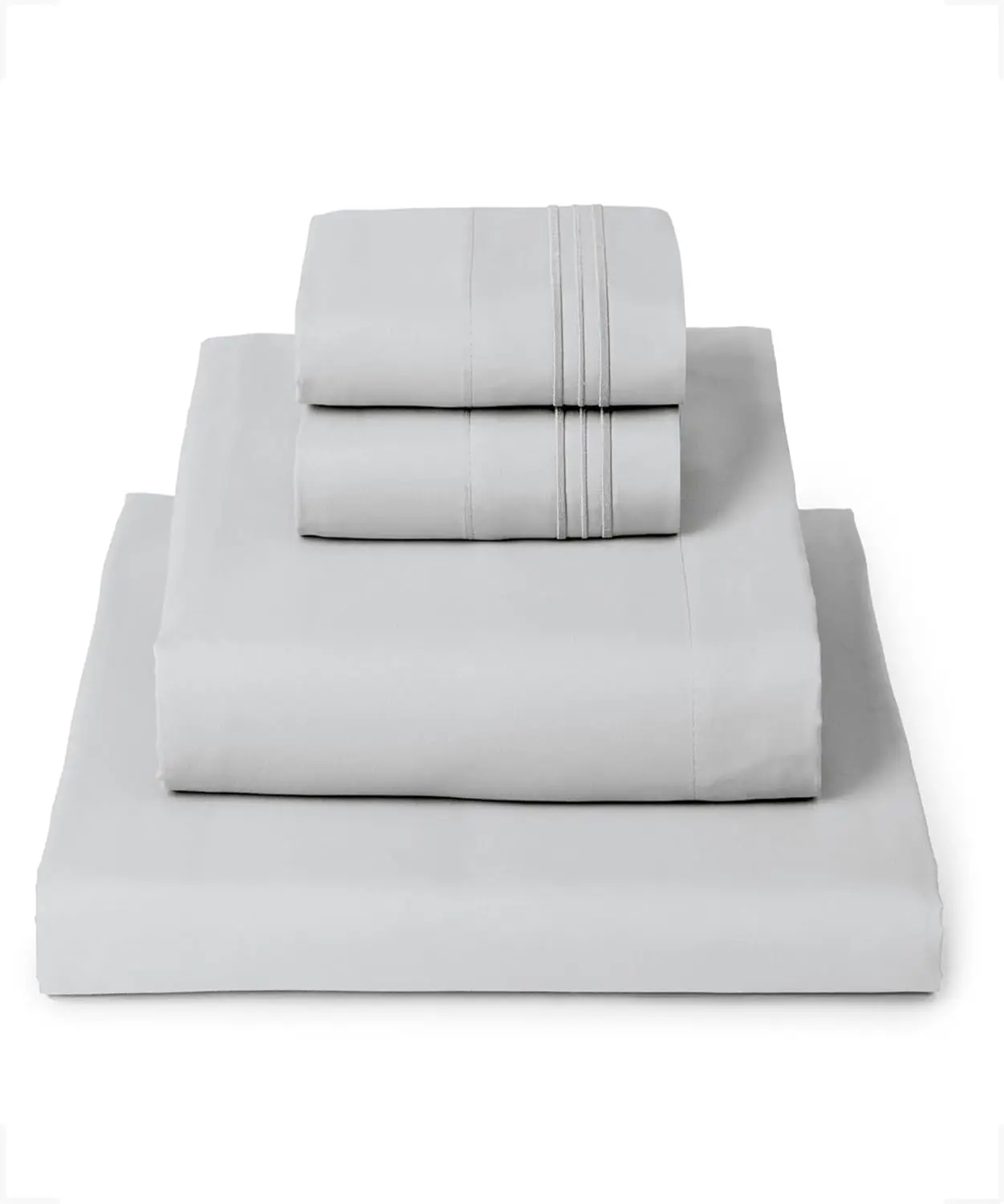 

King Sheets Set - 4 Pc Iconic Collection Bedding - Hotel Luxury, Extra Soft, Cooling Bed Sheets - Wrinkle, Fade, Stain
