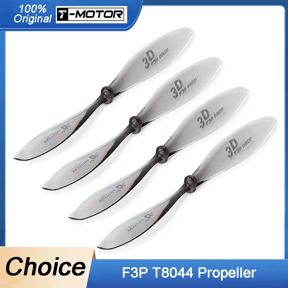 

T-Motor T8044 F3P 3D пластиковый пропеллер легкий реквизит для радиоуправляемого двигателя самолета с неподвижным крылом